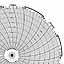 Honeywell 24001661-041  Ink Writing Circular Chart