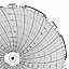 Honeywell 24001661-042  Ink Writing Circular Chart