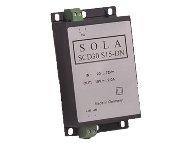 SolaHD SCD Series Encapsulated Industrial DC to DC Converter Power Supply