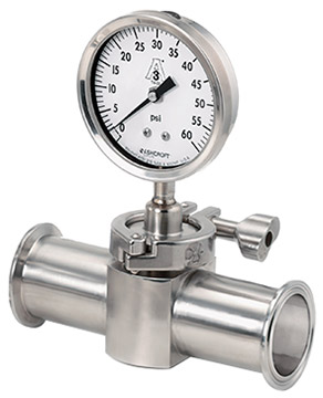 Ashcroft 1036 In-Line Sanitary Gauge