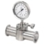 Ashcroft 1036 In-Line Sanitary Gauge with 1037 Fitting (Sold Separately)