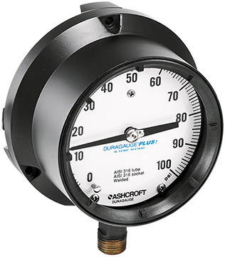 5 gauges Ashcroft Pressure Gauge 2-1/2" Back Mount 1/8 NPT 0/600 PSI USA made 