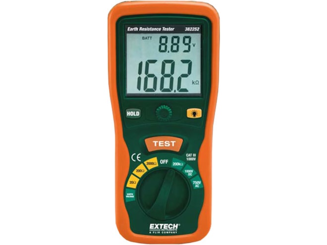 Extech 382252 Earth Ground Resistance Tester Kit