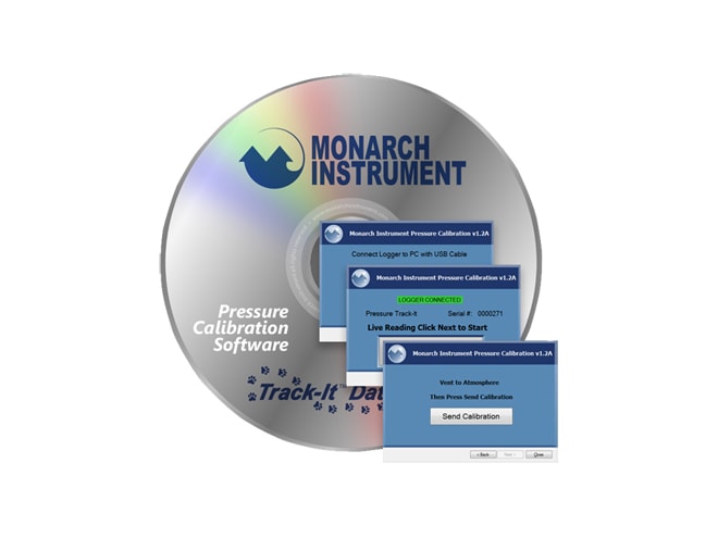 Monarch Track-It Pressure Calibration Software