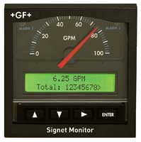 SIGNET    # 3-5500 FLOW MONITOR Details about   +GF 