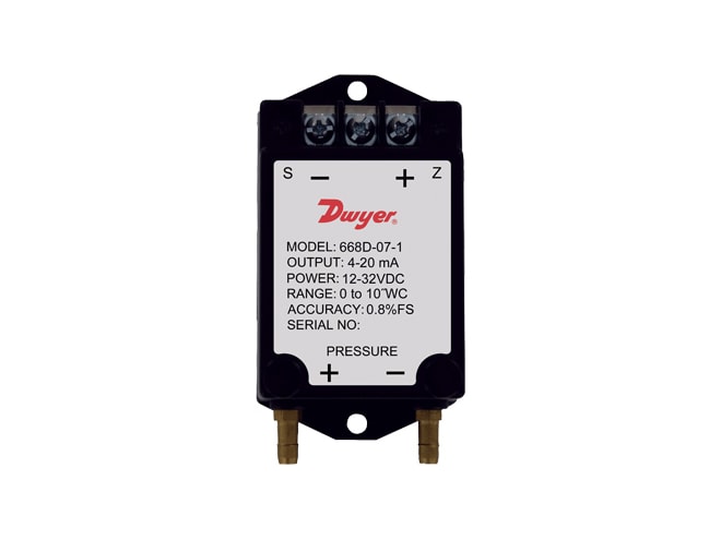 Dwyer 668B/D Differential Pressure Transmitters