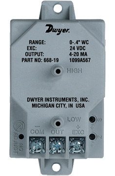 Dwyer Instruments Transmitter 0 to 300 PSI 36 in Lead 