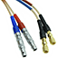 Pair of small pipe dual transducer cables