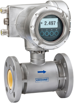 Caudalímetro electromagnético - OPTIFLUX 7300 - KROHNE Messtechnik GmbH -  para agua / para aceite / para productos químicos