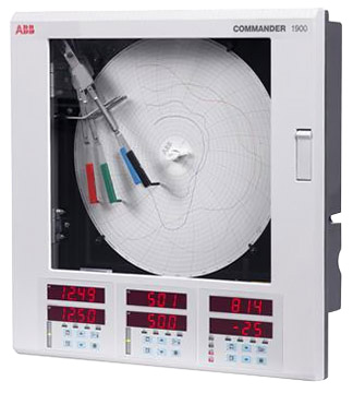 Abb C1900 Circular Chart Recorder