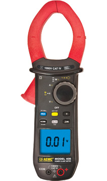 AEMC Model 405 TRMS Kẹp điện trên đồng hồ đo