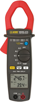 AEMC Models 670 / 675 Clamp On Meters