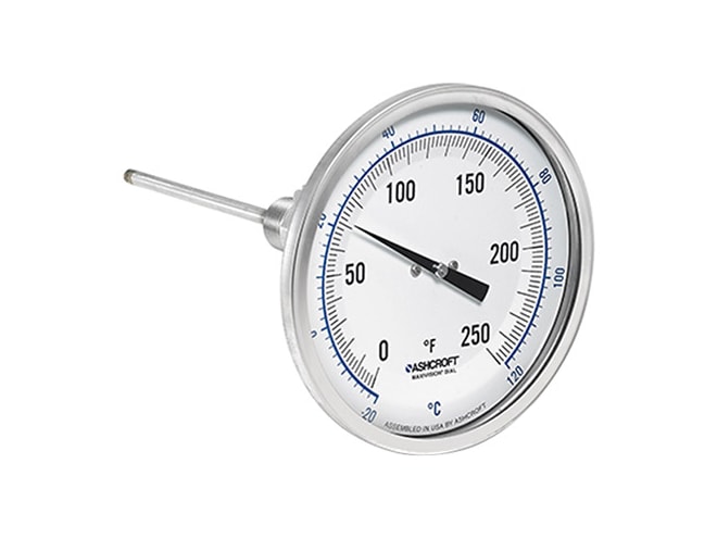 Ashcroft 5 Bimetal Thermometer Range 200-1000 F 15” Stem 1/2” NPT 50 EI 60  I