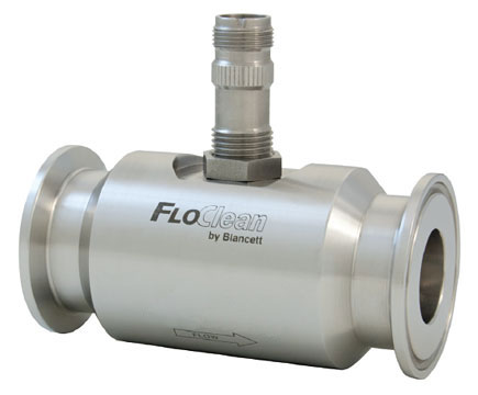 10 to 100 lpm Flow Range GPI 113255-5 Nylon Turbine Flowmeter 1-Inch FNPT