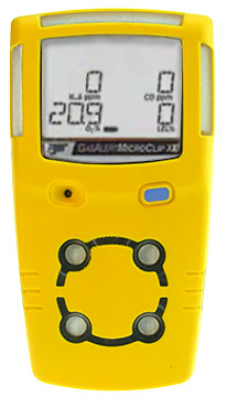 Multiple detector gas GasAlertMicroClip - Measurement and control -  Multiple detector gas