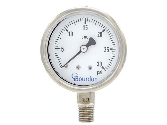 Bourdon MEX2 / MEX3 Pressure Gauge