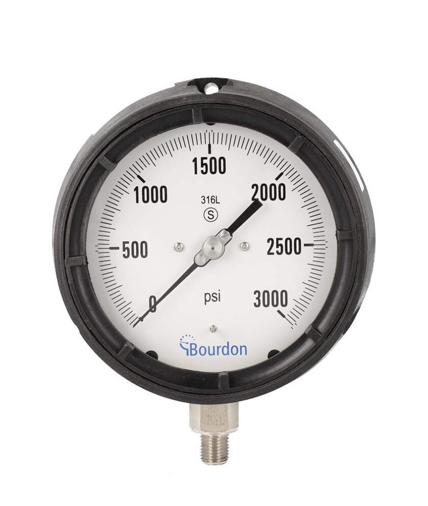 Bourdon MPG6 Pressure Gauge Pressure Gauges Instrumart