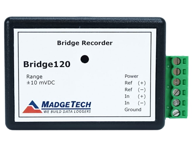 MadgeTech Bridge120 Bridge/Strain Data Logger