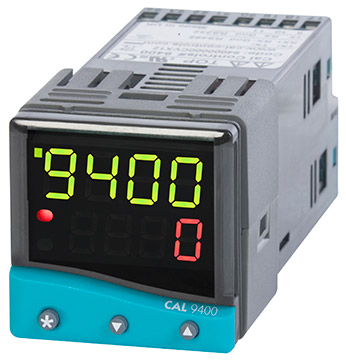 CAL Controls 940000000FM CAL 9400 Series 1/16 DIN Temperature/Limit Controller SSR Driver and Relay Outputs 100 to 240 VAC 