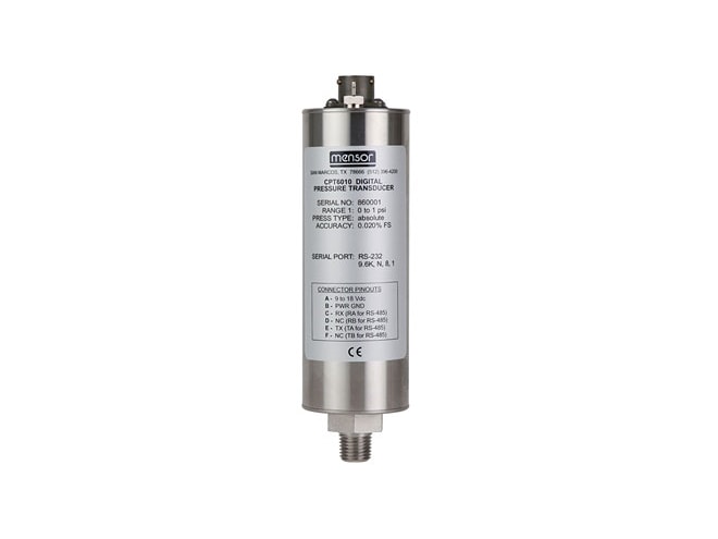 Mensor CPT6010 Digital Pressure Transducer