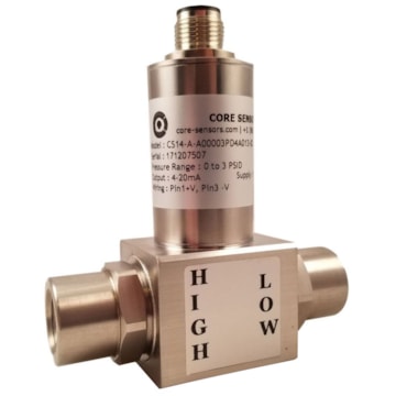 Core Sensors CS84 Intrinsically Safe Differential Pressure Transducer