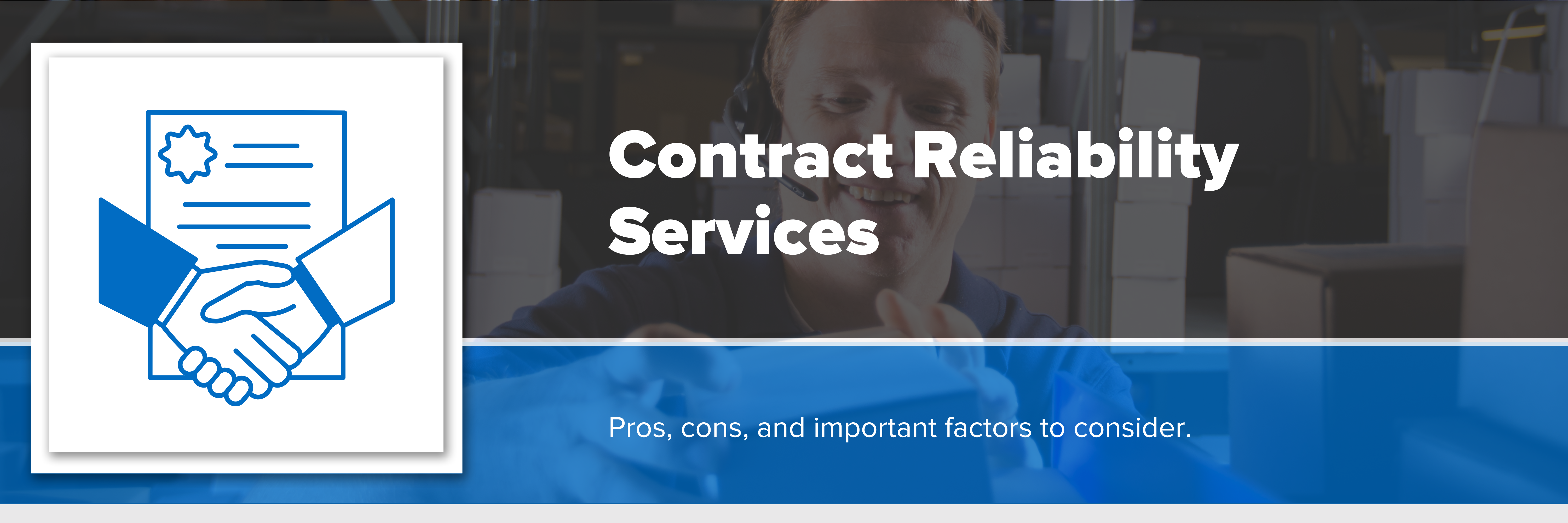 Header image with text "Contract Reliability Services"