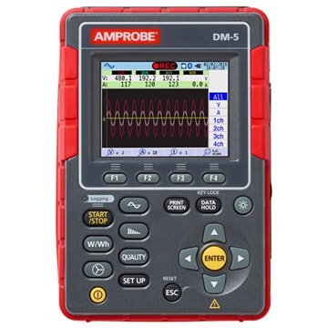 Amprobe DM-5 Power Quality Analyzer