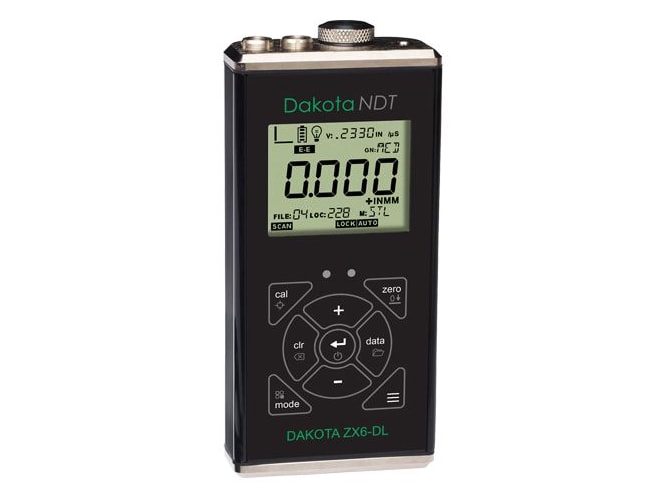 Dakota NDT ZX6-DL Multi-Echo Thickness Gauge and Data Logger