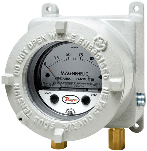 Dwyer AT2605 Series Magnehelic Indicating Pressure Transmitters