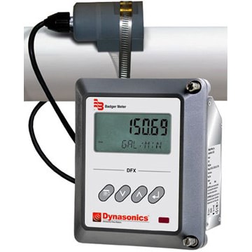 Dynasonics Series DFX Doppler Ultrasonic Flow Meter