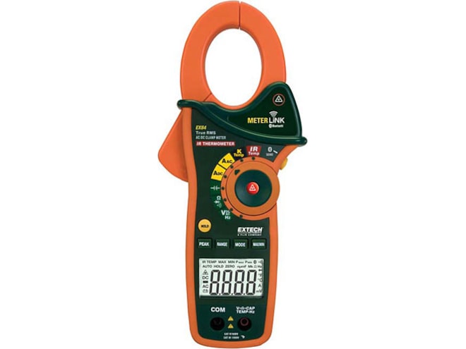 Extech EX845 Clamp Meter & IR Thermometer