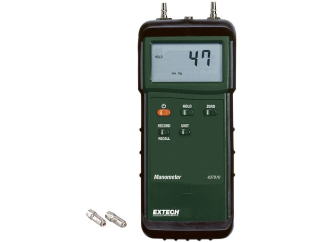 Extech 407910 Heavy Duty Differential Pressure Manometer