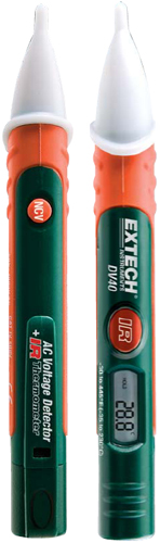 Extech DV40 AC Voltage Detector & IR Thermometer