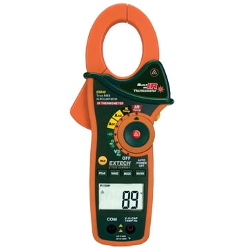 Extech EX840 Clamp Meter & IR Thermometer