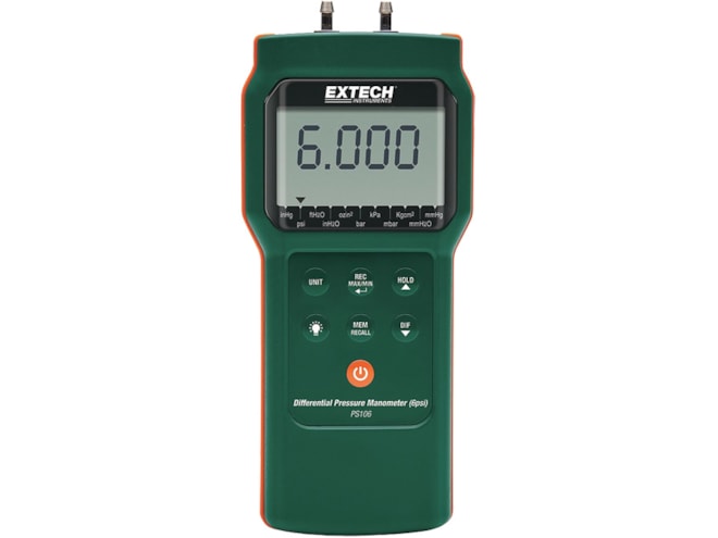 Extech PS106 Differential Pressure Manometer