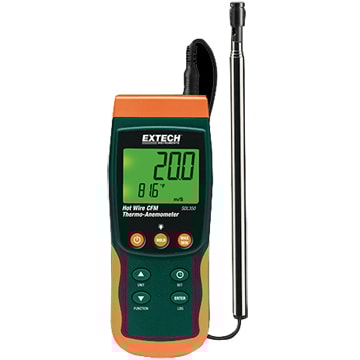 Extech SDL350 Hot Wire CFM Thermo-Anemometer