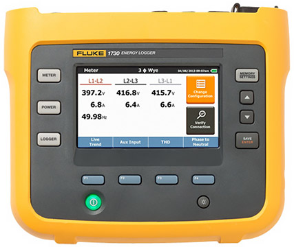 fluke 1730 phase electrical energy three logger 1734 instrumart 1732 loggers power replacement