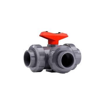 Georg Fischer 543 3-Way Horizontal Ball Valve