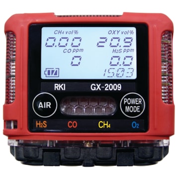 RKI Instruments GX-2009 MSHA Confined Space Monitor