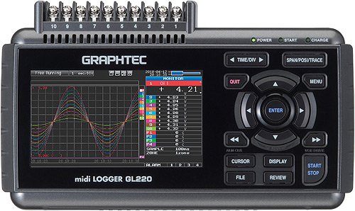 Graphtec GL220 Data Acquisition Data Logger | Data Loggers