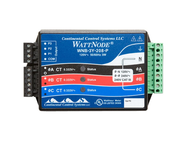 HOBO WattNode 1 / 2 / 3 Phase Wye kWh Transducer Sensor