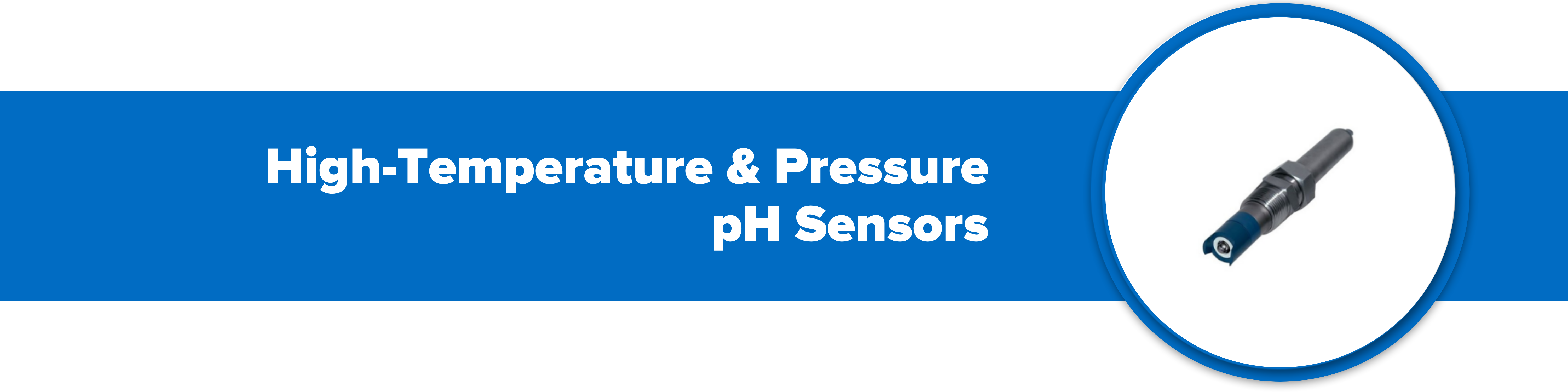 Header image with text 'high-temperature and high-pressure pH sensors'.