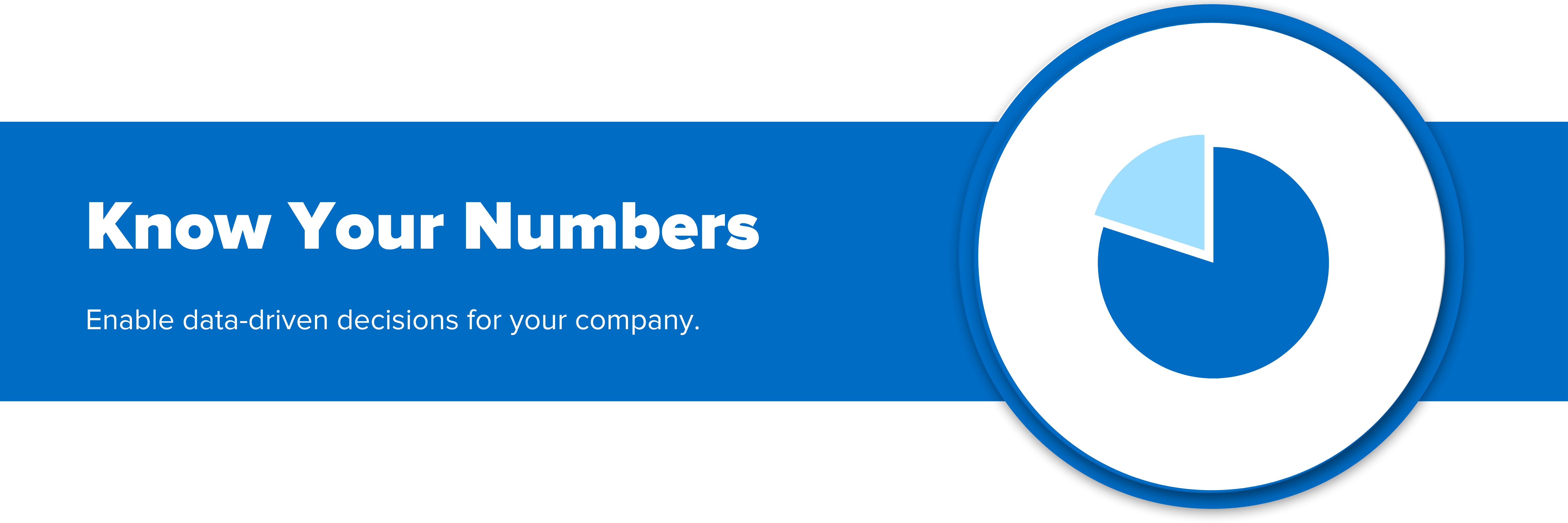 Header image with text 'know your numbers'.