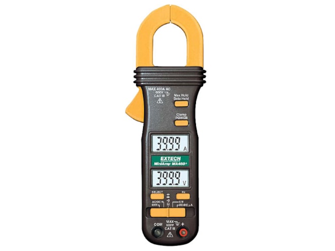 Extech MA460+ MiniAmp Clamp Meter with Temperature & µA