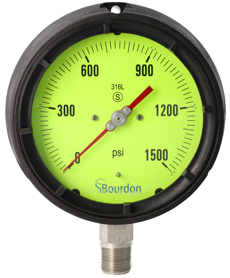 Bourdon MPG6 Pressure Gauge