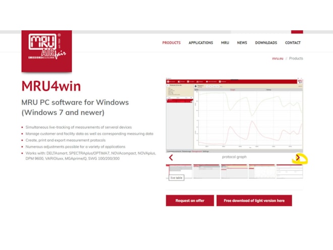MRU MRU4win PC Software