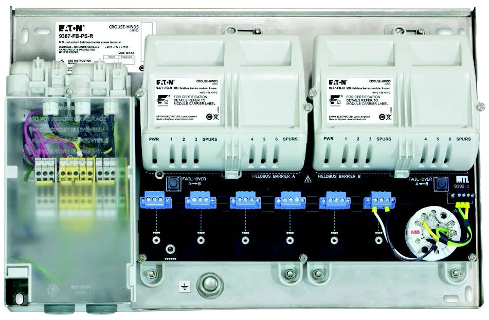 MTL Open-Frame Redundant Fieldbus Barrier