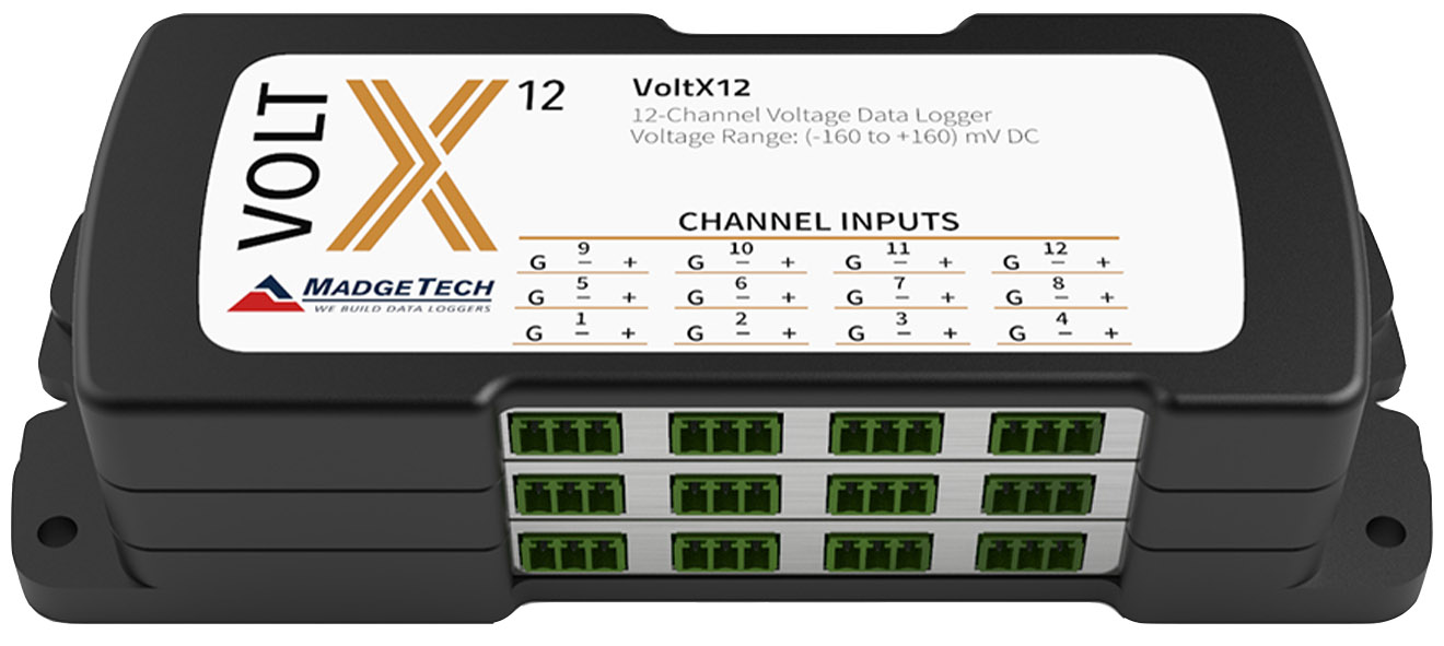 MadgeTech VoltX Series Voltage Data Logger