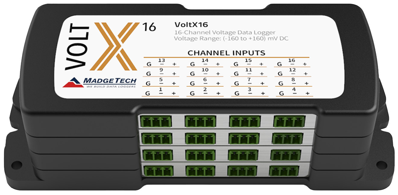MadgeTech VoltX Series Voltage Data Logger