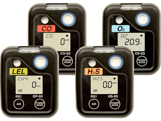 Control Instruments Gas Monitor RKI Instruments 03 Series Single Gas Monitor | Gas Detectors | Instrumart